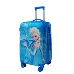 JUNIOR JOE 24 Inch 360 Degree Rolling Wheels Travel Trolley Suitcase for Kids (Luggage-4)