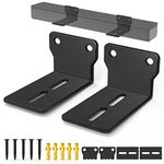 Sound Bar Mounts Wall Brackets - Easy to Install Anti-Drop Wall Shelf Holder, Universal Soundbar Speaker Mounting Bracket Under TV for Samsung, Bose, Vizio, LG, Sony, JBL, Polk, Roku, Sonos, Onn, TCL