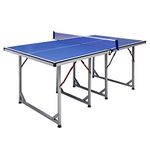 Mid Size Ping Pong Table Dimension