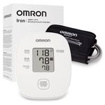 OMRON Iron Upper Arm Blood Pressure Monitor - Clinically Validated Blood Pressure Cuff - Medical Grade with Wide Range 17" Arm Cuff
