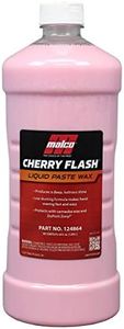 Malco Cherry Flash Automotive Liquid Paste Wax – Protect & Shine Your Vehicle/Easiest Way to Hand Wax Your Car/Lasting Gloss & Protection For Cars, Trucks, Boats, and Motorcycles / 64 Oz. (124864)