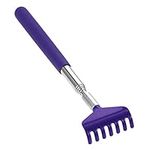 GGOKOK Back Scratcher, Stainless Steel Back Scratcher Massager, Telescoping Scratching Tool, Portable Extendable Back Scratcher with Telescopic Handle for Human & Pet(Purple)