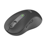 Logitech Signature M650 L Full Size Wireless Mouse - for Large Sized Hands, 2-Year Battery, Silent Clicks, Customisable Side Buttons, Bluetooth, for PC/Mac/Multi-Device/Chromebook - Graphite