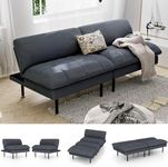 Ribilake 70" Futon Sofa Bed, 4 in 1