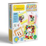 LIGHTHOUSE Paper Quilling Kit, Art and Craft Kit For Kids | Includes Color Paper, Greetings Cards, Photo Frame & More | Paper Quilling Kit for Beginners, Quilling Tool Accessories Set for Kids | Best Return Gift Item for Kids - Multicolor