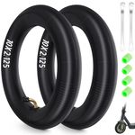 Ainiv 2 Pack Inner Tube, 10 x 2.125 (10 Inch) Inner Tubes Tires, Replacement Thicken Rubber Tyre with 2 Tyre Stick & 4 Valve Caps for Electric Scooters, Gas Scooters, Pocket Bikes & Mobility Scooters