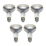 Havells Sylvania R80 Traditional Incandescent Reflector Bulbs 60W 80mm Dia. Dimmable Spot Light E27 Diffused Cap Edison Screw Lamp 220-240 V (5 x R80-60W Bulb)