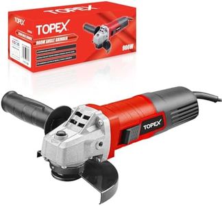 Heavy Duty TOPEX 900W 125mm 5” Angle Grinder Tool with Side Handle Protection Switch Safety Guard