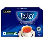 Tetley Orange Pekoe Tea K-Cup Pods, 12 Count For Keurig Coffee Makers