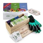 Garden Pack Premium Gardening Kit – 100 Varieties & 45,000 Seeds, Plant Seeds for Garden UK, Herb Seeds & Flower Seeds – Complete Gardening Set with Seed Storage