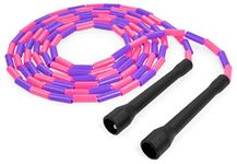 Beaded Jump Rope - Segmented Skipping Rope for Kids - Durable Outdoor Beads