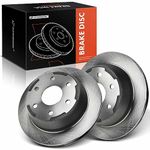 A-Premium 12.80 inch (325mm) Rear Vented Disc Brake Rotors Compatible with Select Chevy and GMC Models - Astro, Silverado Suburban Sierra 1500 2500, Tahoe, Safari, Yukon, Yukon XL1500, 2-PC Set