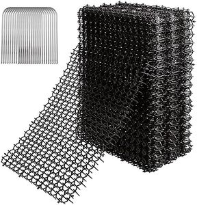 AKOLAFE 16 Pack Scat Mat for Cats 16x8 Inch Scat Mats for Dogs Cat Deterrent Mat with 8 Staple Cat Spike Mat Cat Repellent Mat Cat Scat Mat with Spikes Indoor Cat Counter Deterrent Mat Pet Dog Outdoor