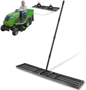 Lawn Leveling Rake 51"x10",Lawn Leveling Tool with 68" Long Adjustable Stainless Steel Handle for Leveling Soil,Grass,Sand or Dirt,Heavy Duty Lawn Leveler for Backyard,Garden,Golf Course,Farm,Pasture