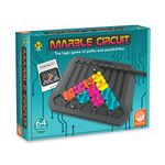 MindWare Marble Circuit Logic Game for 1 Player Great Gift for Kids who Like Puzzles & Brain teasers 64 Card Challenges & 24pcs Fun for Kids & Adults Ages 8+, Multicolor