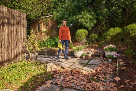 Ryobi 18V Cordless Leaf Blower – Lightweight Handheld Garden Tool