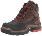 WOLVERINE Men's Raider Shield 6" CarbonMax Construction Boot, Dark Brown, 12