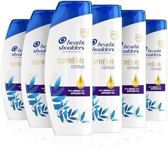 Head & Shoulders Argan Oil Shampoo Supreme Damage Repair Shampoo 6 x 400 ml, Six Pack