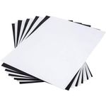 PROTECTAFILE 10X foam Board - A0 A1 A2 A3 A4 A5 A6,SRA1 Foam Board - Black & White (Pack of 5 black & pack of 5 white) 5mm thick-Foam Core Polystyrene - for Presentation, Mounting, Arts