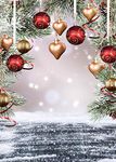 AIIKES 5X7FT Christmas Photo Backdrop Winter Snow Photo Background Christmas Photography backdrops Winter Party Banner 11-346