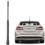 Anina 9 Inch Car Radio Antenna Mast for 2007-2020 Ford Focus Explorer Ranger Lincoln MKT Mercury Milan AM FM Roof Mount Vehicle Radio Aerial M4 M5 M6 Threaded Adapter