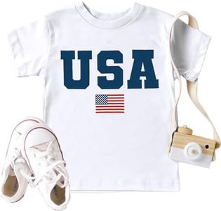 USA Shirt Toddler Boys Girls American Flag Tshirt 4th of July Shirt Kids 250 Anniversary Patriotic Tee Tops