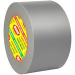 Mario Multipurpose Duct Tape Grey 72mm x 25mtr – Super Strong Hold Waterproof Adhesive Tape for Book Binding, Packaging, Sealing, DIY Projects, Crafting, Repairs, Home & Office Use – Easy to Tear