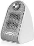 Pro Breeze Mini Heater - 500W Ceramic Fan Heater with Built-in Thermostat, Heat Dial, Overheat & Tip-Over Protection - Personal PTC Electric Fan heater Ideal for Over or Under Desk Heating