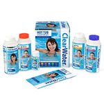 Clearwater CH0018 Lay-Z-Spa Chemical Starter Kit for Hot Tub and Spa Water Treatment (Includes Chlorine, pH Minus, pH Plus, Foam Remover and Test Strips)