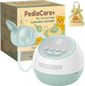 Pediacare+ Nasensauger Baby Elektrisch Starke Saugleistung, 6 Stufen, Silikonaufsätze, Musik & LED-Licht, Wiederaufladbar, Hygienisch, Für Neugeborene & Kleinkinder