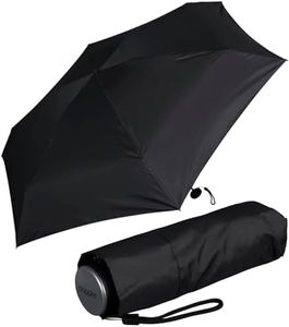 Doppler Super Mini Fiber Compact Taschenschirm extem leicht und klein - Simply Black