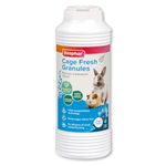 Beaphar | Cage Fresh Granules | For Animal Cages & Hutches | Absorbs Odours | Keeps Cages Fresher for Longer | Uses Probiotics to Trap and Destroy Smells | Fresh Scent | 600g