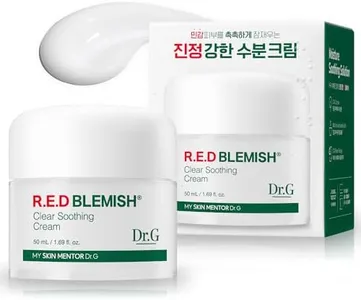 Dr.G Red Blemish Clear Soothing Korean Moisturizer Face Cream, 50ml - Cica Cream, Korean Skin Care Moisturizer, Korean Face Moisturizer, Facial Moisturizer, Korean Skincare, K Beauty Skincare Coreano