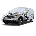 Koukou SUV Car Cover Custom Fit Honda CRV CR-V from 1995 to 2024, Waterproof Car Cover All Weather for Automobiles Outdoor Indoor with Zipper Door, Sun Rain Dust Snow Protection.