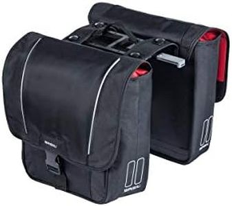 Basil, Sport MIK, Double Pannier, 32L, Black