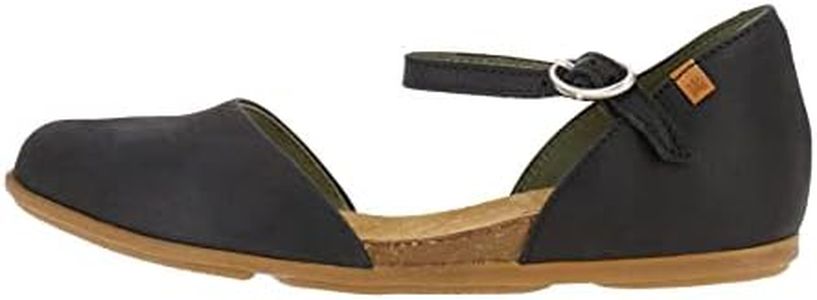 El Naturalista Mujer Sandalias Cerradas Stella, señora Sandalias,protección para los Dedos del pie,Sandalia,Black,38 EU / 5 UK