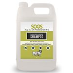 Soos Pets Dog Shampoo for Cats and Pets Natural Dead Sea Classic Deep Cleansing Fast Absorbing Coat with Vitamins Minerals Essential Oils Natural Ingredients Antib-acterial - 1x Pet Shampoo (4L)