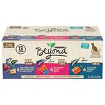 Beyond Wet Cat Food, Fish Variety Pack - 85 g Can (12 Pack), Brown, 7.08 g (Pack of 12)