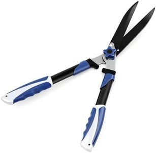 Garvee Heavy Duty Steel Hedge Shears 24" | Wavy Blade Garden Scissors & Pruning Shears | Professional Hedge Trimmer & Garden Shears for Gardening | 62cm Gardening Tools