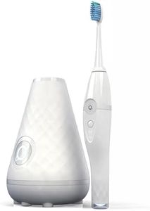 Tao Clean UV Sanitizing Sonic Toothbrush and Cleaning Station, Electric Toothbrush, Dual Speed Setting, White