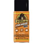 Gorilla Heavy Duty Spray Adhesive, Multipurpose and Repositionable, 4 Ounce, Clear