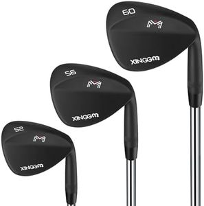 XINGGM Forged Golf Wedge Set for Men or Individual 48/50/52/54/56/58/60/68/70/72 Degree RH Gap Wedge Sand Wedge Easily Escape from Bunker,Milled Face for More Spin