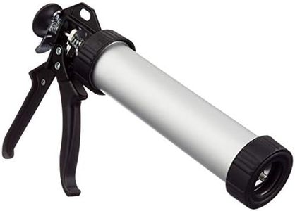 CON:P B27422 Caulking Gun Closed of Aluminium, Silver/Black