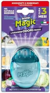 Mr Magic, Ovetto Assorbiodori Frigo, con Bicarbonato e Sale Marino, Mantiene Inalterato l'Aroma dei Cibi, Durata fino a 3 Mesi