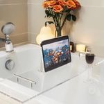 Ezcasch Acrylic Bathtub Tray Bathtu