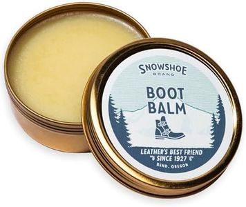 Snowshoe Boot Balm, Made in USA Since 1927 - Protect, Condition, Restore & Waterproof - Leather Conditioner for Boots and Shoes (4 oz)