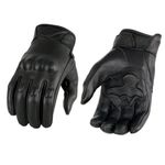 Milwaukee Leather MG7501 Men's Leather Gloves with Rubberized Knuckles and Gel Palm - 3X-Large