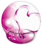 Meffort Inc Mouse Pad with Wrist Rest Support & Non-Slip Base, Durable Ergonomic Gaming Mousepad - Pink Heart
