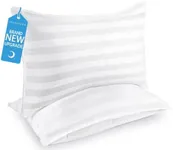 COZSINOOR Bed Pillows for Sleeping Queen Size - Hotel Quality Set of 2 - Down Alternative Cooling Microfiber Filled for Back, Stomach, Side Sleepers, Breathable & Skin-Friendly