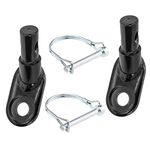 kingsea 2Pcs Upgraded Bicycle Trailer Hitch Adapter Bike Trailer Coupler Metal Instep Bike Trailer Attachment Connector Accessory for Instep and Bike(45-Degree Coupler)